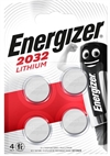 Batteri Energizer CR2032, 4 stk. pr. pakke